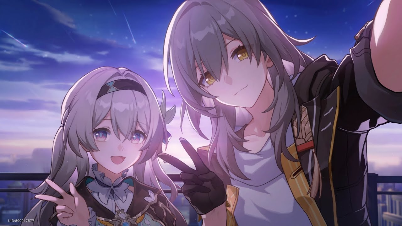 《崩壞：星穹鐵道 流螢個人向混剪》天台上的那個她，是如此的閃耀奪目，流螢......我們還有機會能再見面嗎？