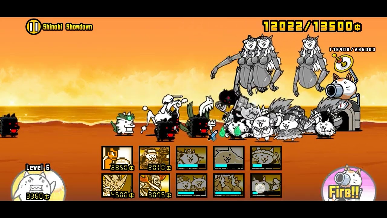 Shinobi Showdown 2 star - the battle cats
