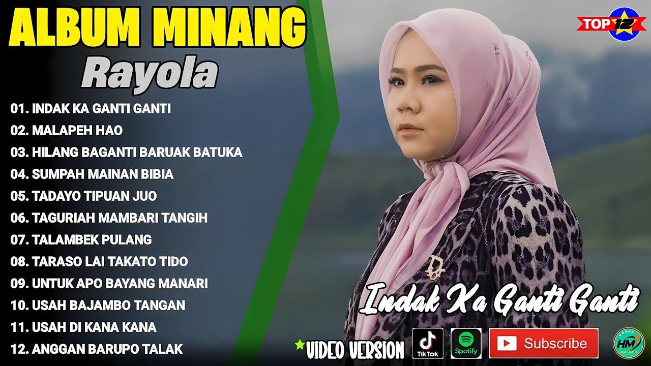 Lagu Minang || INDAK KA GANTI GANTI - MALAPEH HAO - Rayola Full Album Terpopuler 2025 - Viral Tiktok