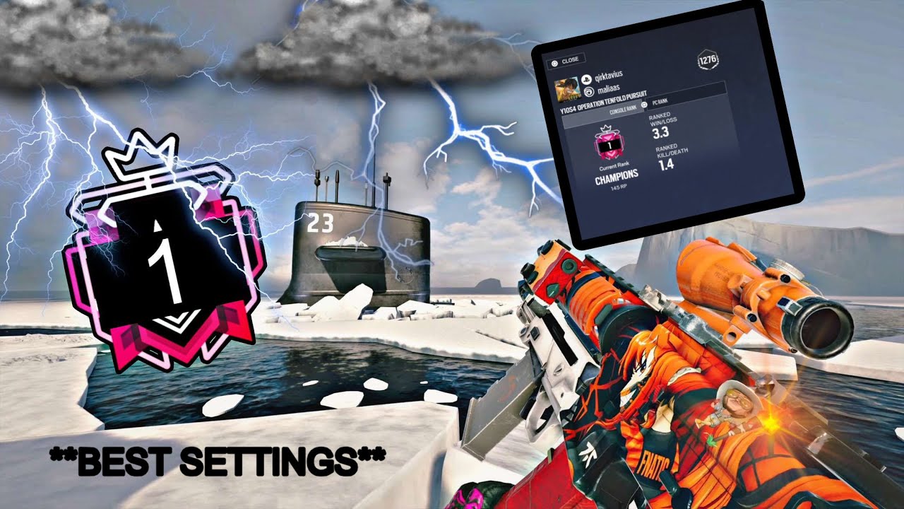 HOW TO HAVE GOOD AIM ON CONTROLLER IN RAINBOW SIX SIEGE X (PS5/XBOX) + BEST SENSITIVITY SETTINGS