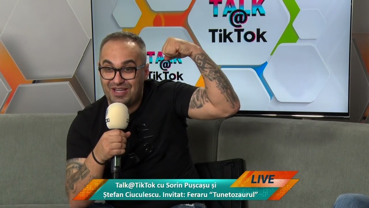 Talk@TikTok cu celebrul Feraru “Tunetozaurul” în lacrimi: „Vreau să mă pocăiesc”