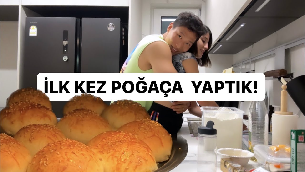 İLK KEZ POĞAÇA YAPTIK! ( Ev turu vlog part 2)