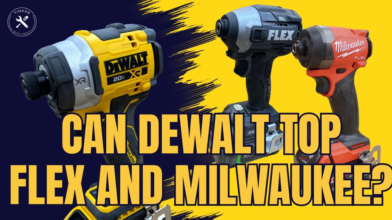 Does Dewalt Finally Have the Best Impact Driver??? DCF860 Takes on The Best from Milwaukee and Flex!