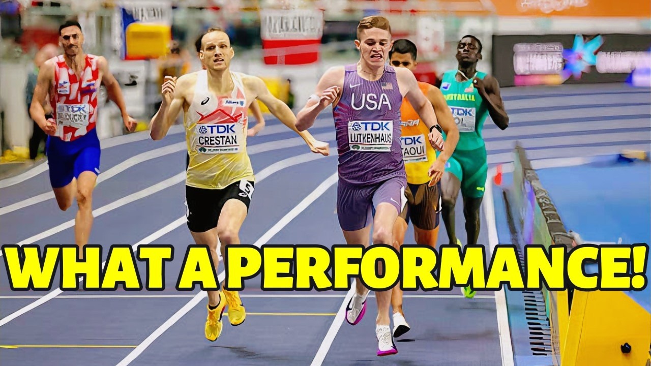 17 Year Old WORLD CHAMPION? Lutkenhaus vs Crestan 2026 Indoor World Championships 800m