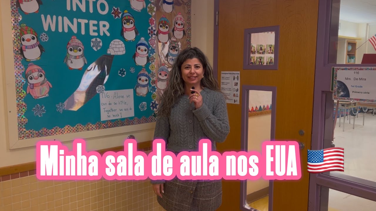 Como é uma sala de aula nos EUA 🇺🇸?