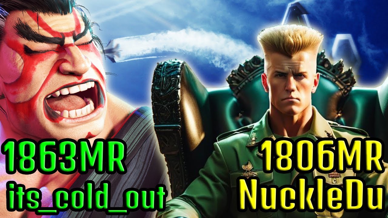 👑 STREET FIGHTER 6 ➥ Its_cold_out (E.HONDA エドモンド 本田) VS. NuckleDu (GUILE ガイル) LEGEND/MASTER RANKS 👑