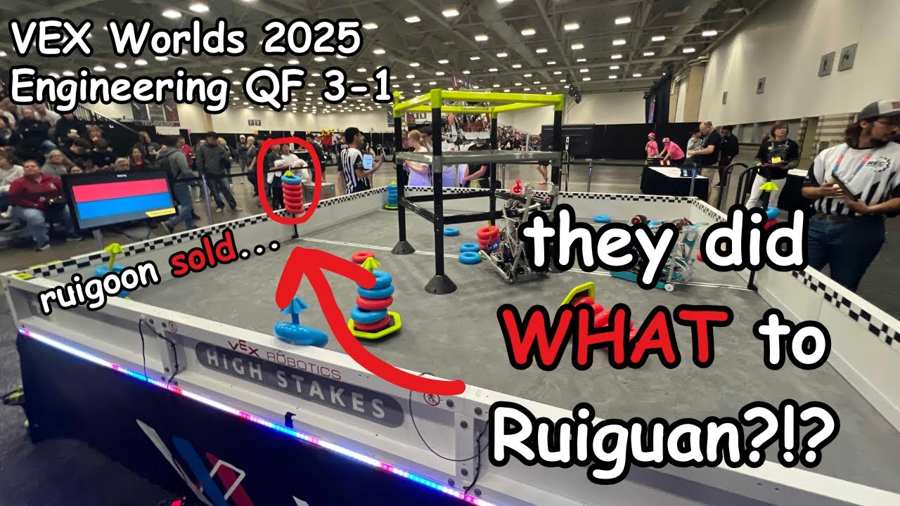 2025 VEX Worlds Engineering Div QF 3-1 | 8931R 334Y vs. 9123C 2131H