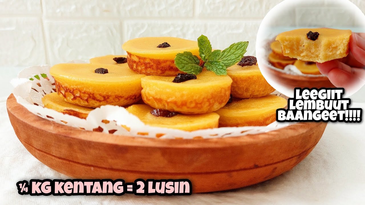 BEGINI CARANYA SUPAYA WARNA DASAR DARI KUE LUMPUR KENTANG KUNING KEEMASAN DAN MENGEMBANG SEMPURNA!!!