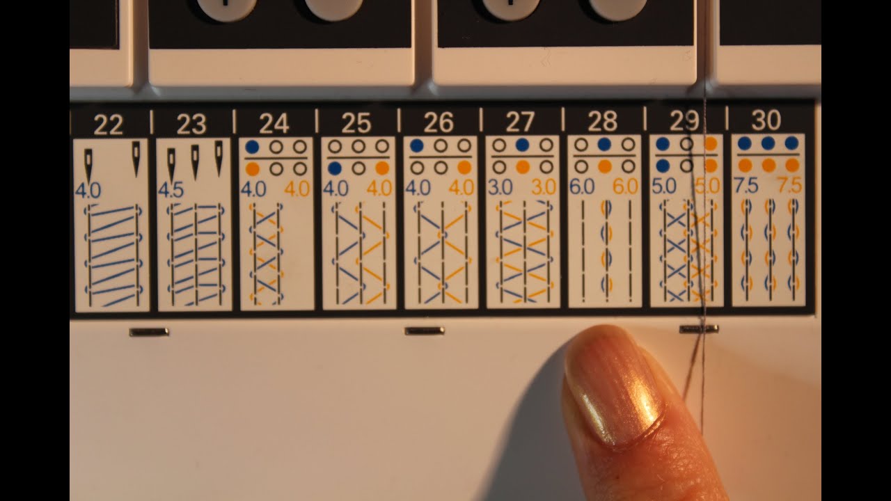 Pfaff creative 4874 - Stitch program 28 and adjustment