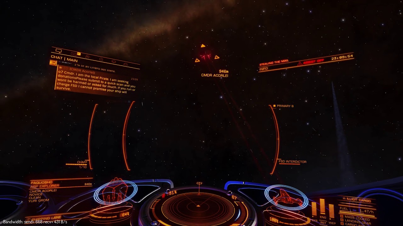 PvP Imperial Clipper Piracy. Mining for Void Opals the Pirate Way (Elite Dangerous)