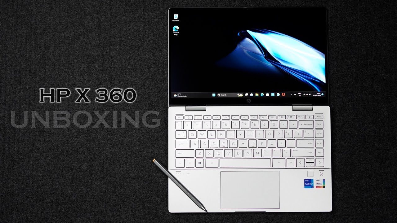 HP Pavilion x360 i7-13th Gen Multi Touch Laptop Unboxing -ASMR