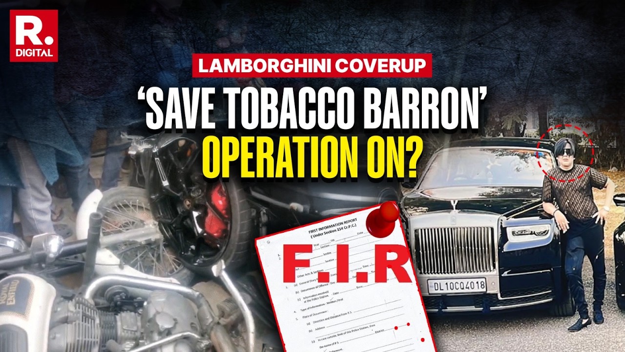 Kanpur Lamborghini Crash:Tabacco Tycoon's Drunk Son's Name Missing from FIR for 24 hrs, Added Later