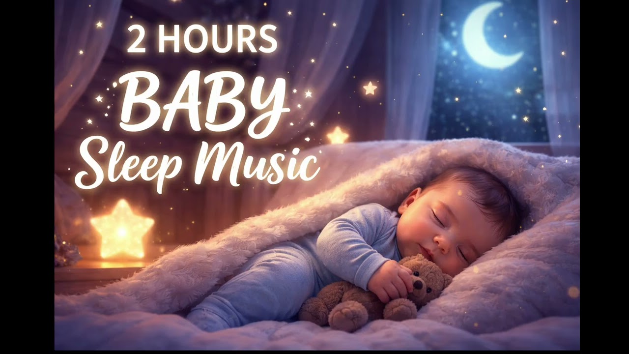 2 Hours Baby Sleep Music J | DeepRelaxing Night Sounds | Lunar Sleep