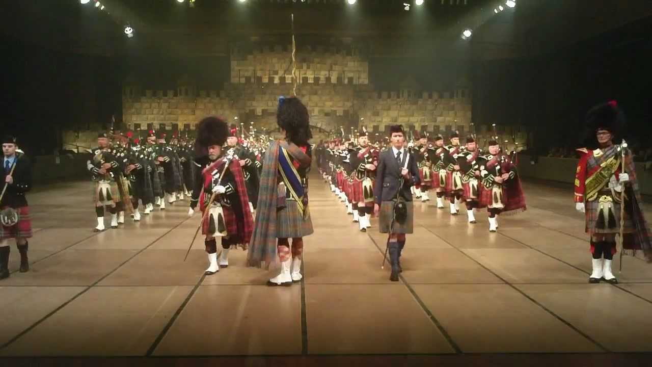 Pipes and drums (massed band) @ Saarbrücken 2012