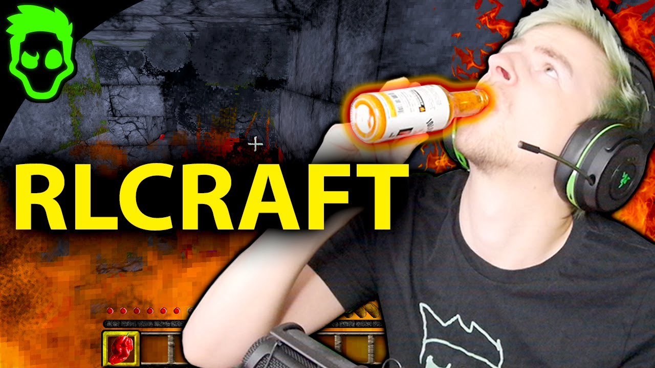 RLCraft but I drink GHOST PEPPER Hot Sauce every time I die