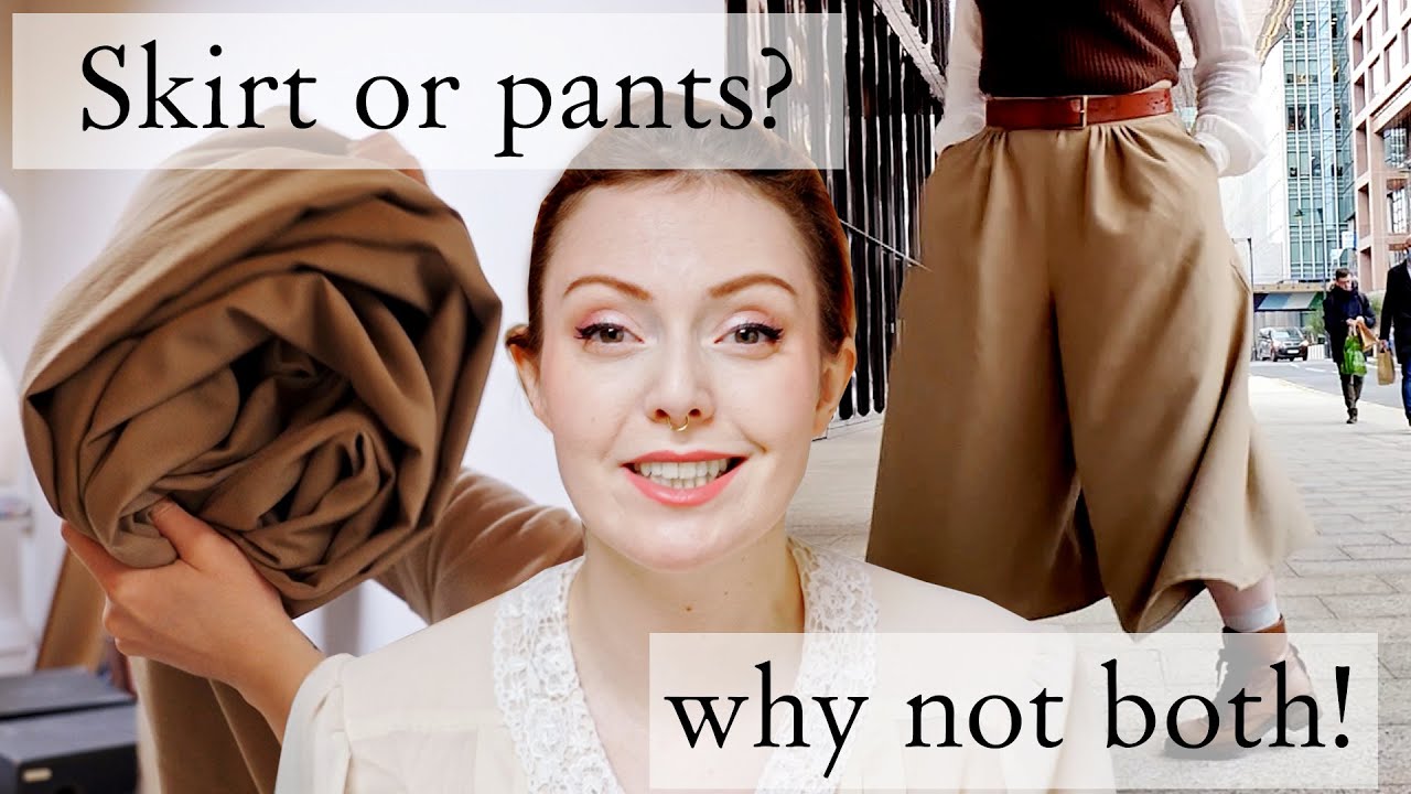 Sewing culottes! Skirt/pant pants (some even call it Secret pants!)
