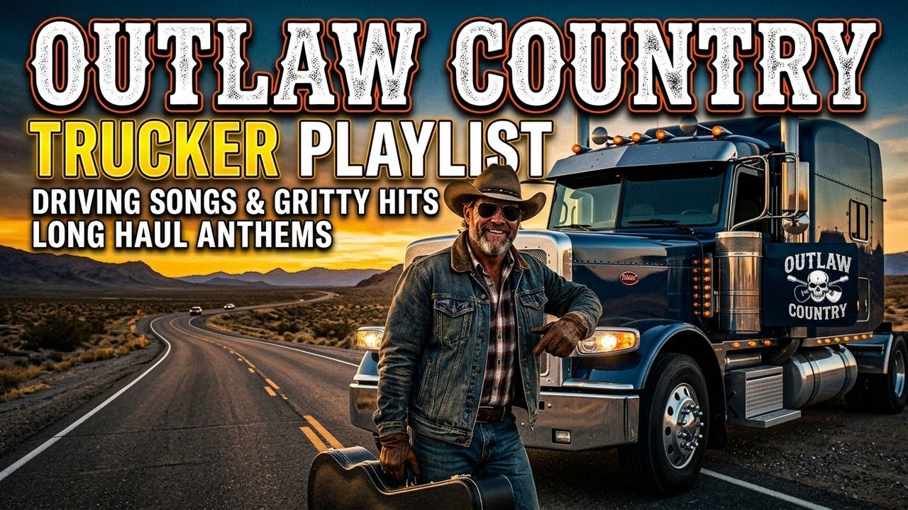 Outlaw Country Night Drive Playlist for Truck Drivers and Highway Miles