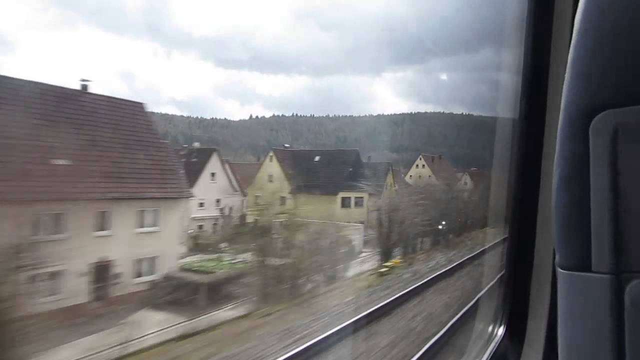 Zugfahrt - Zwischen Bayreuth und N&uuml;rnberg