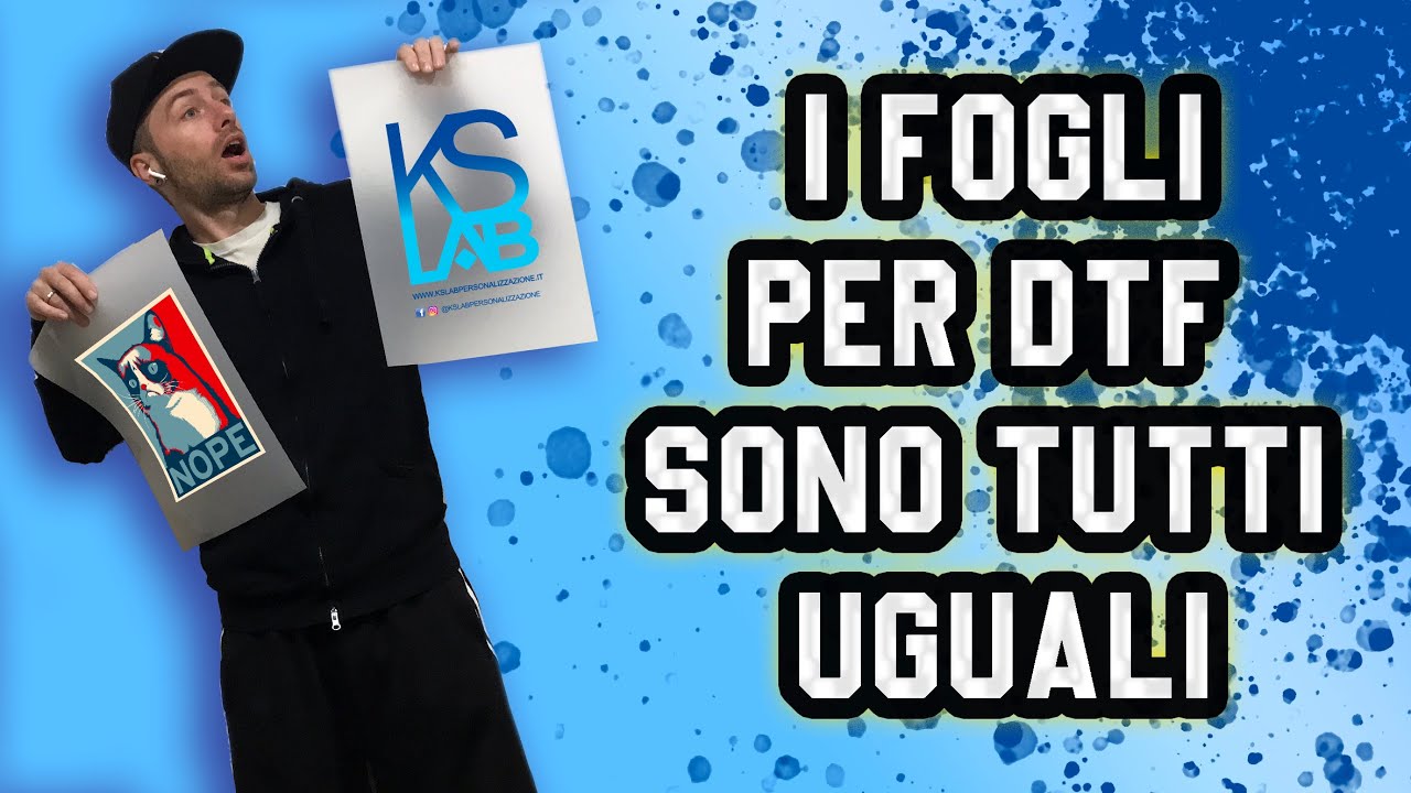 I FOGLI PER DTF SONO TUTTI UGUALI