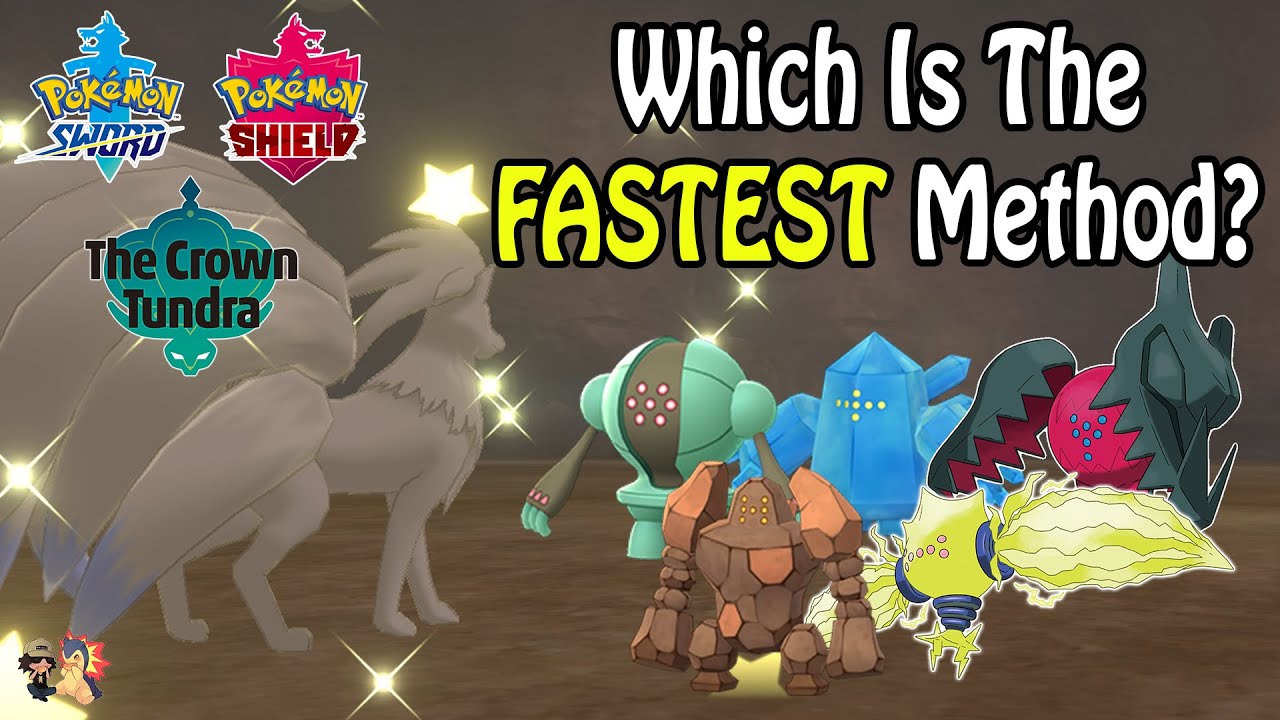 *Обновление* Какой метод БЫСТРЕЕ, чтобы поймать Региса в игре Pokemon Sword & Shield: Crown Tundra?!