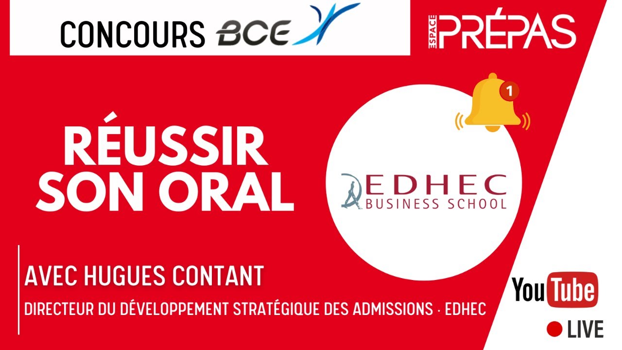 Réussir ses oraux à l'EDHEC