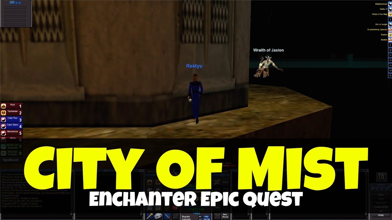City of Mist - Enchanter Epic Quest - Everquest Project 1999
