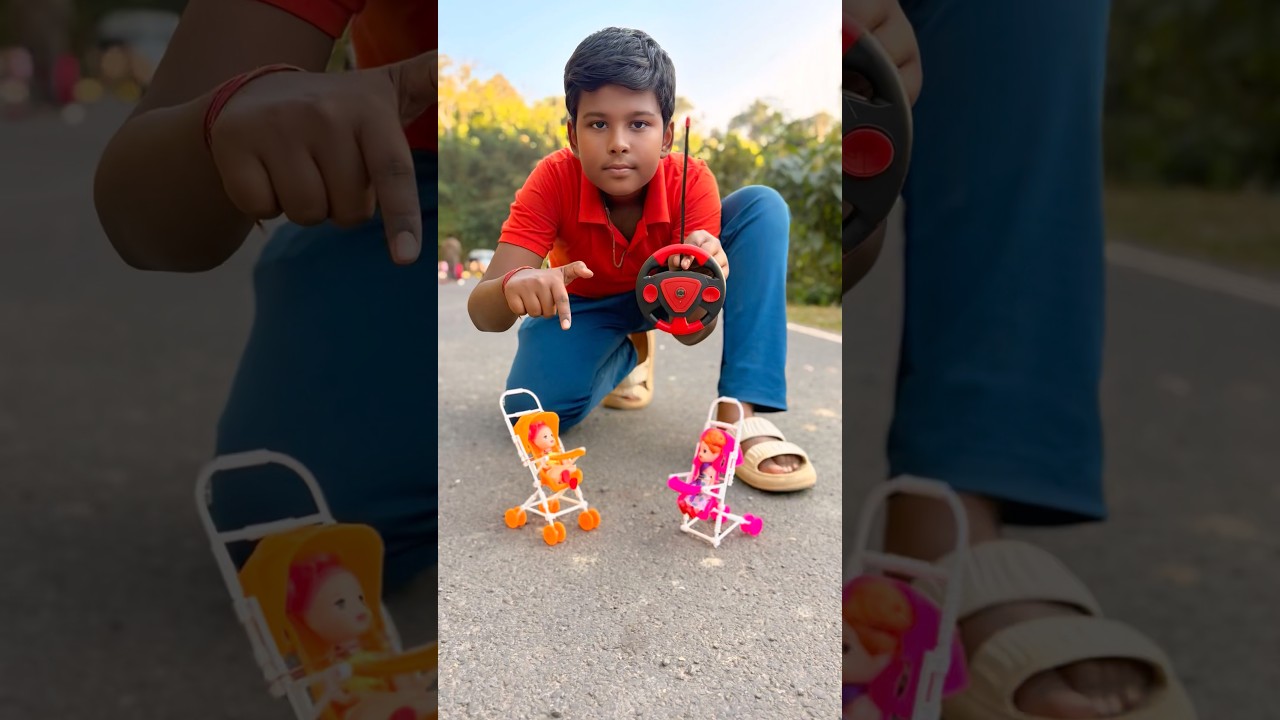 Тест гонок на радиоуправляемой детской машинке 🔥 #shortsfeed #shorts