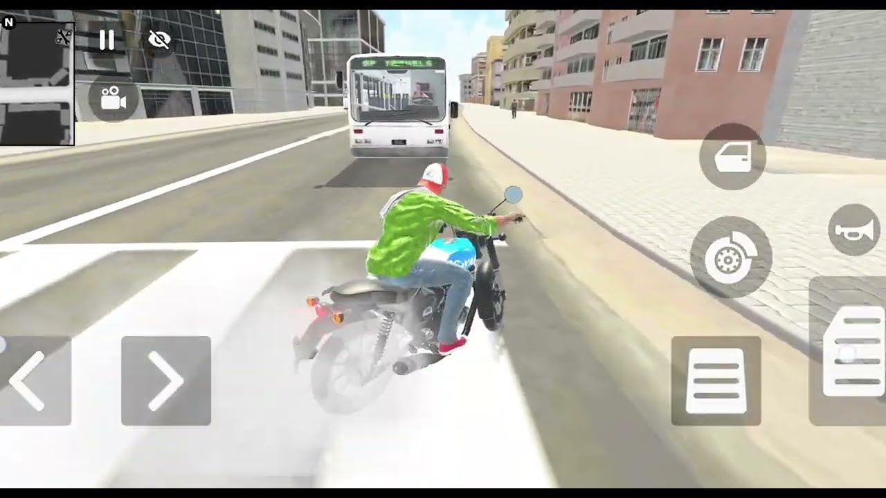 Bike car game Franklin ordered an Indian Police Car game and🔥 drive an Indian Bus in a game 🎮 😈