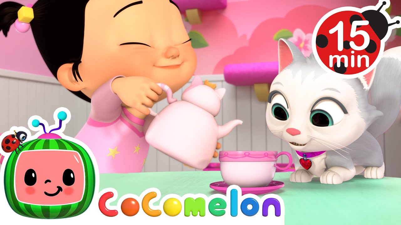 Tea Party With My Friends 😺 | CoComelon | Nursery Rhymes for Babies