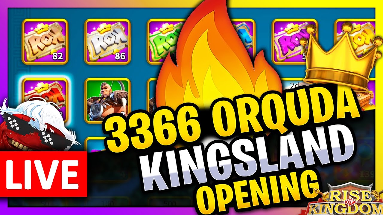 3366 ORQUDA - KINGSLAND Opening! - 150mil in KVK1  - 🔥 LIVE 🔴