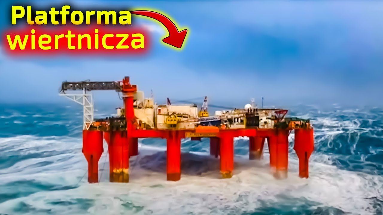 Ogromna platforma wiertnicza - Jak to działa? - Ile można zarobić pracując tam?