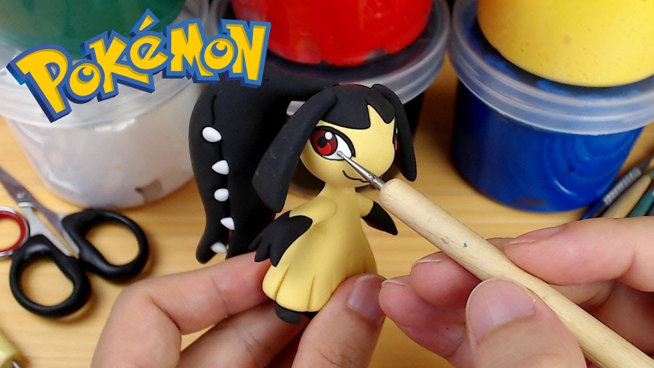 Sculpting Mawile dual-type Steel/Fairy Pokémon easily in clay