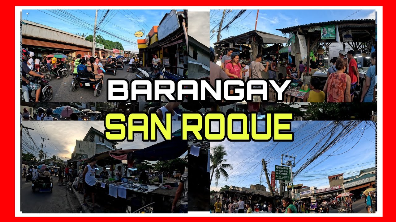 🏍️ BARANGAY SAN ROQUE IN THE CITY OF TALISAY CEBU 🇵🇭🙋‍♂️4K-HDR@30fts