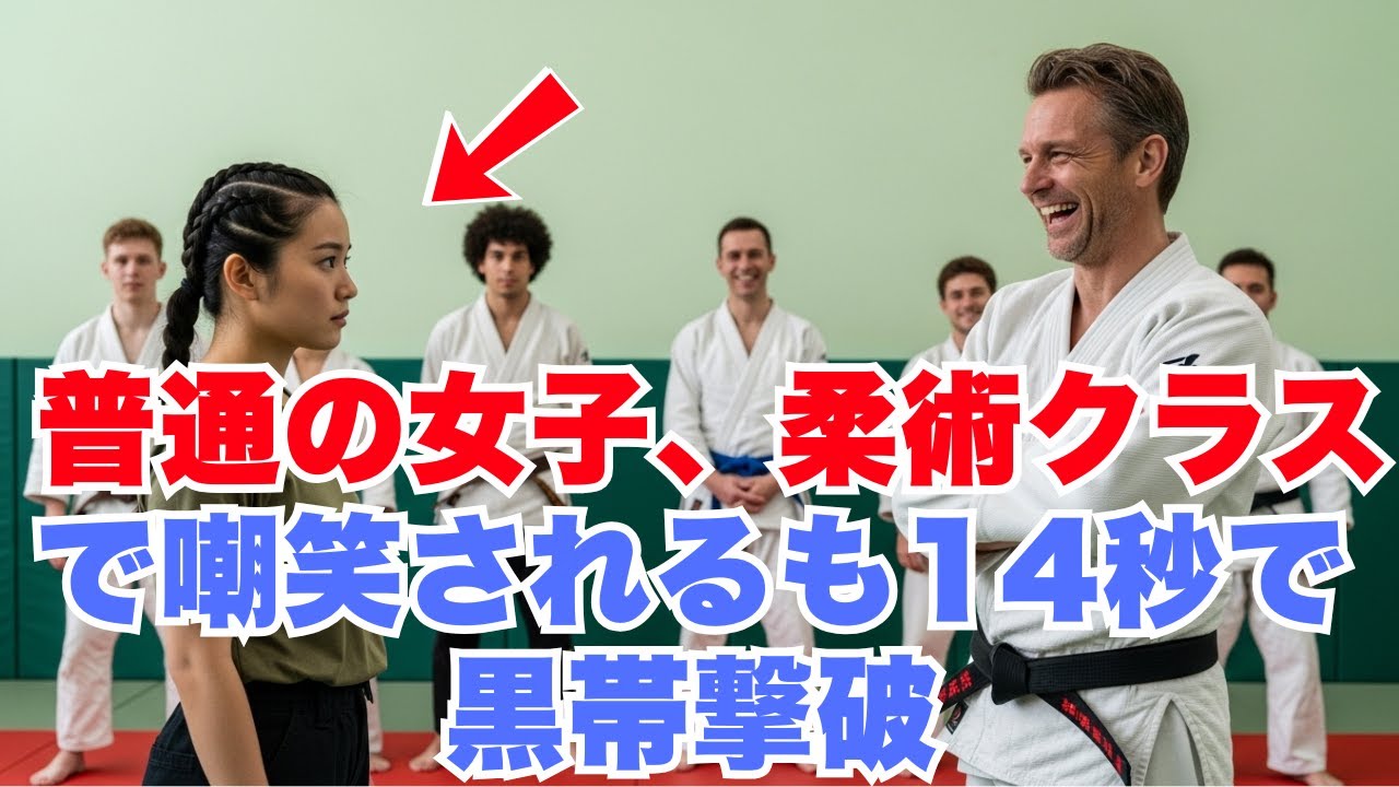 ジウジツクラスで嘲笑された女性、たった14秒で黒帯を取得. [ 感動の事実オーディオブック]