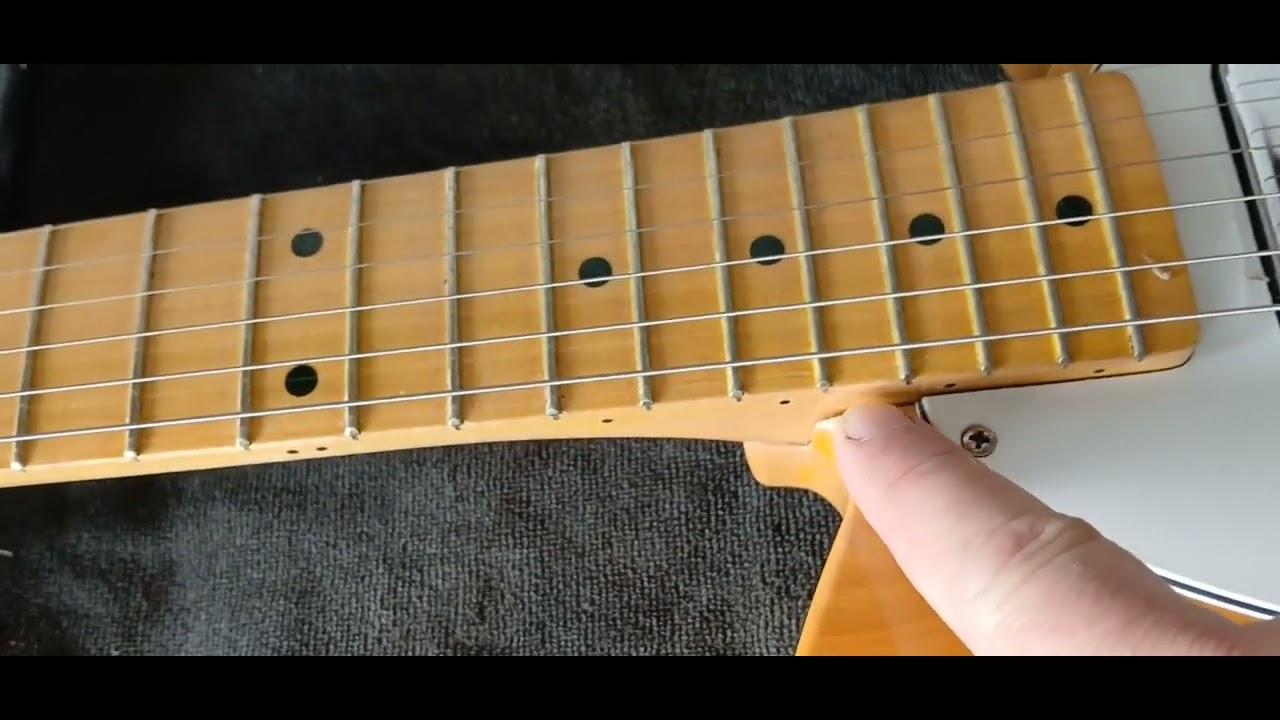HandMade Telecaster add Belly Cut and Arm Rest Countur Part1