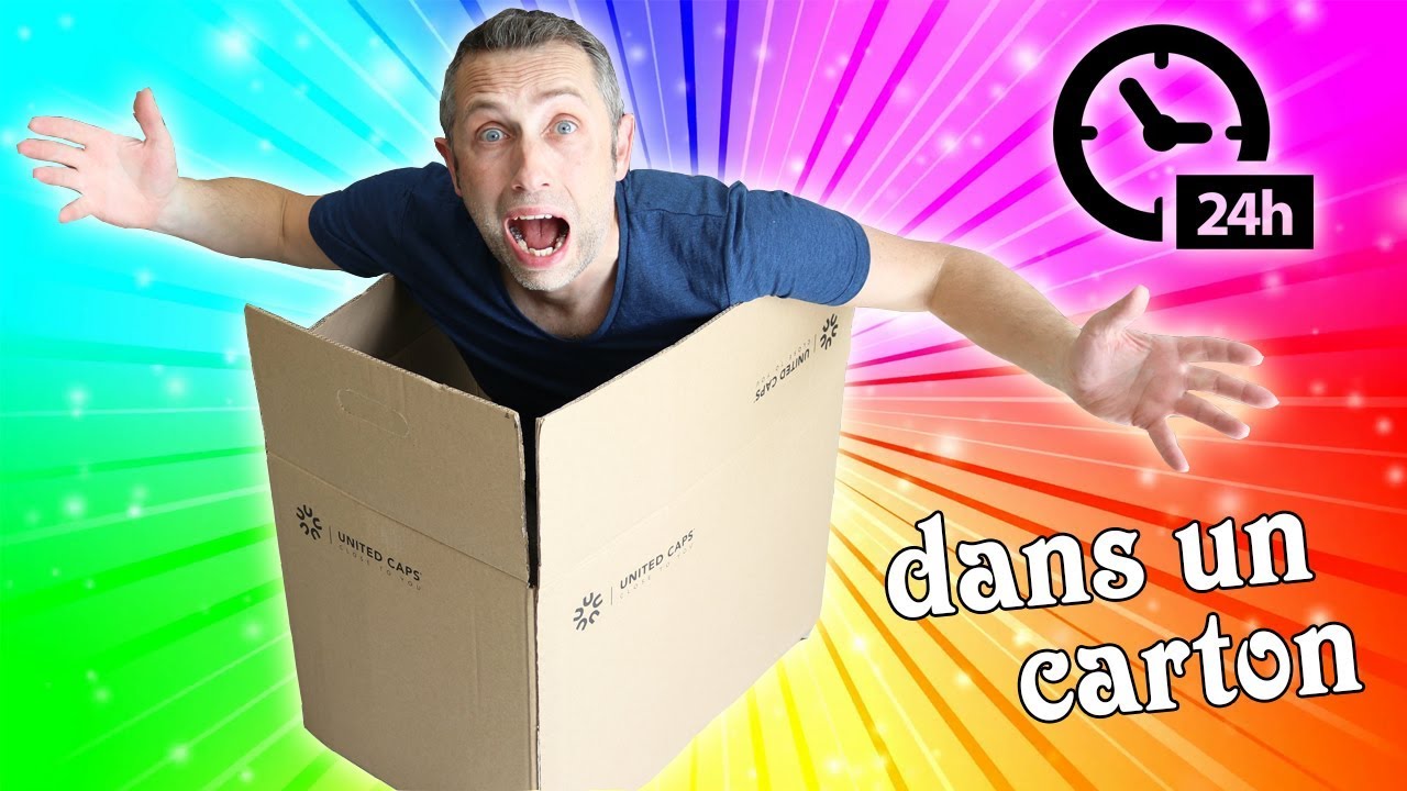 24H DANS UN CARTON ! SURVIE CHALLENGE ! On change les règles !