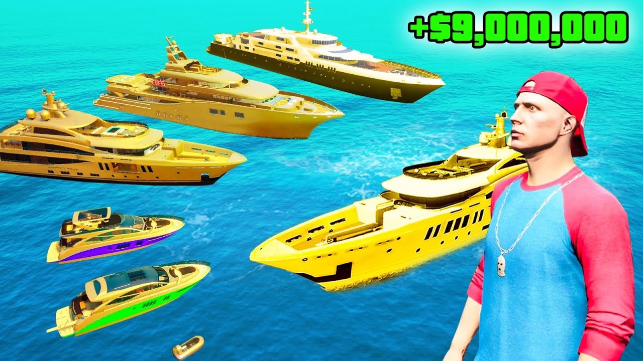 Ich KLAUE alle GOLD YACHTEN in GTA 5 RP!