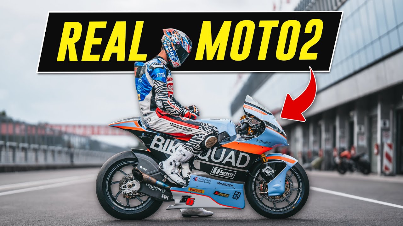 I got to ride a 100.000€ Moto2 🤯