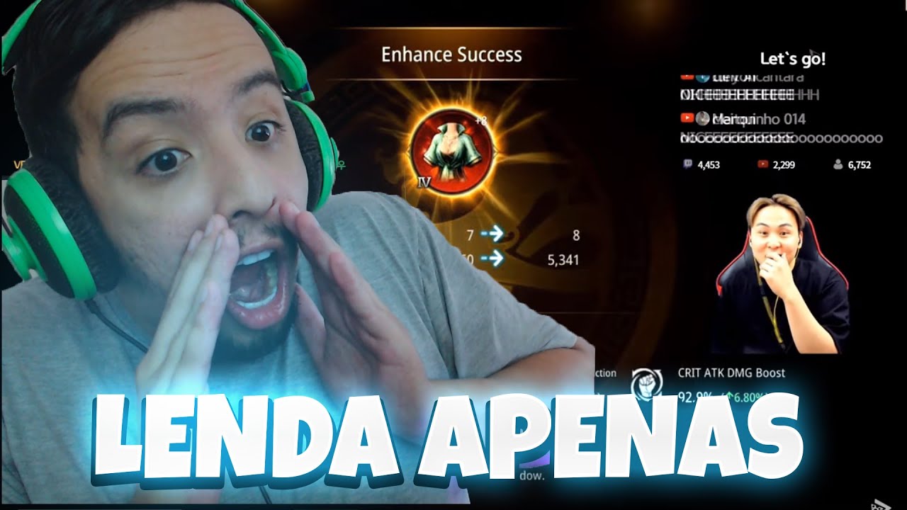 Ettojs Reagindo ao Gami Pegando 3 Lendários no Mir4
