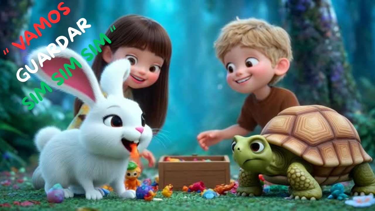 Guardar os Brinquedos Sim Sim Sim 🧸 | Música Infantil Educativa Chiclete | Histórias Infantis