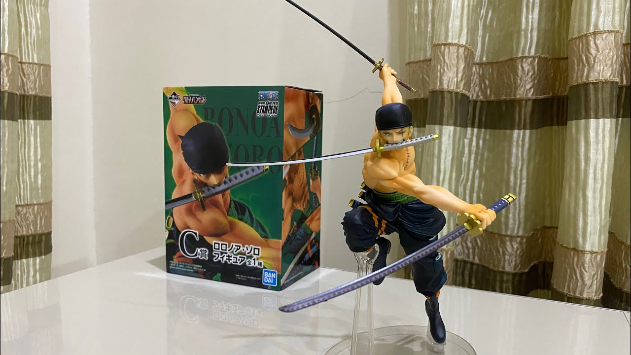 Roronoa Zoro Ichiban Kuji Great Banquet Prize C (Japan Release) from One Piece Stampede | Unboxing