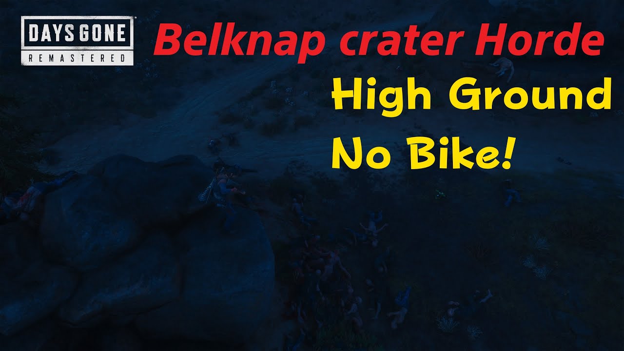 Belknap Crater Horde High Ground 2/ No Bike Needed !