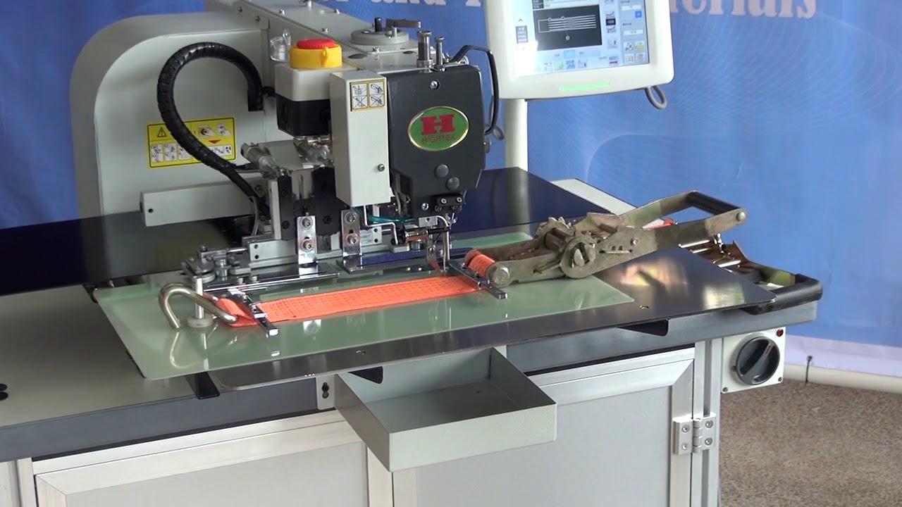 High speed lashing straps sewing machine, ratchet straps sewing machine