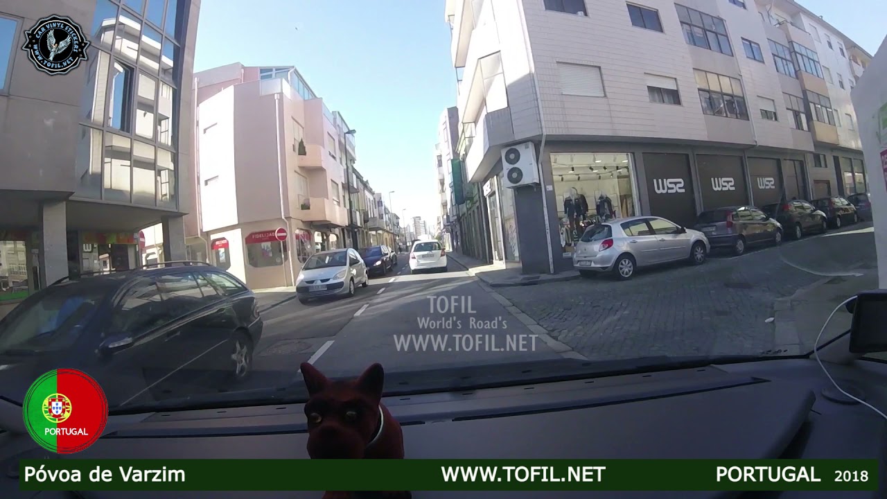 Póvoa de Varzim PORTUGAL 2018 Driving WWW.TOFIL.NET