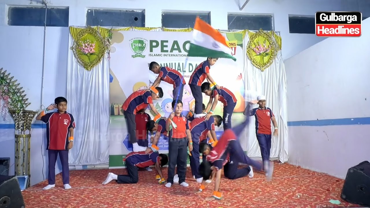 Peace Islamic International School, Misbha Nagar Pre-Primary Annual Day celebrated with 350 students