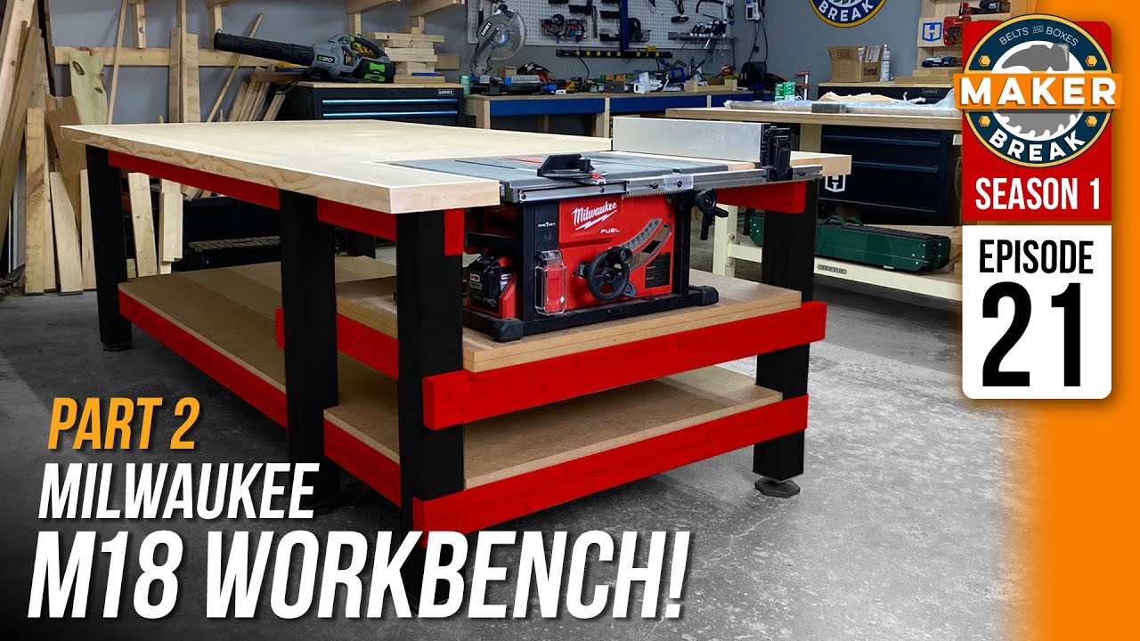 Верстак Milwaukee M18 ГОТОВ. А ещё мы встречаемся с Хейли из HonestWork Design! 1 сезон 21 серия