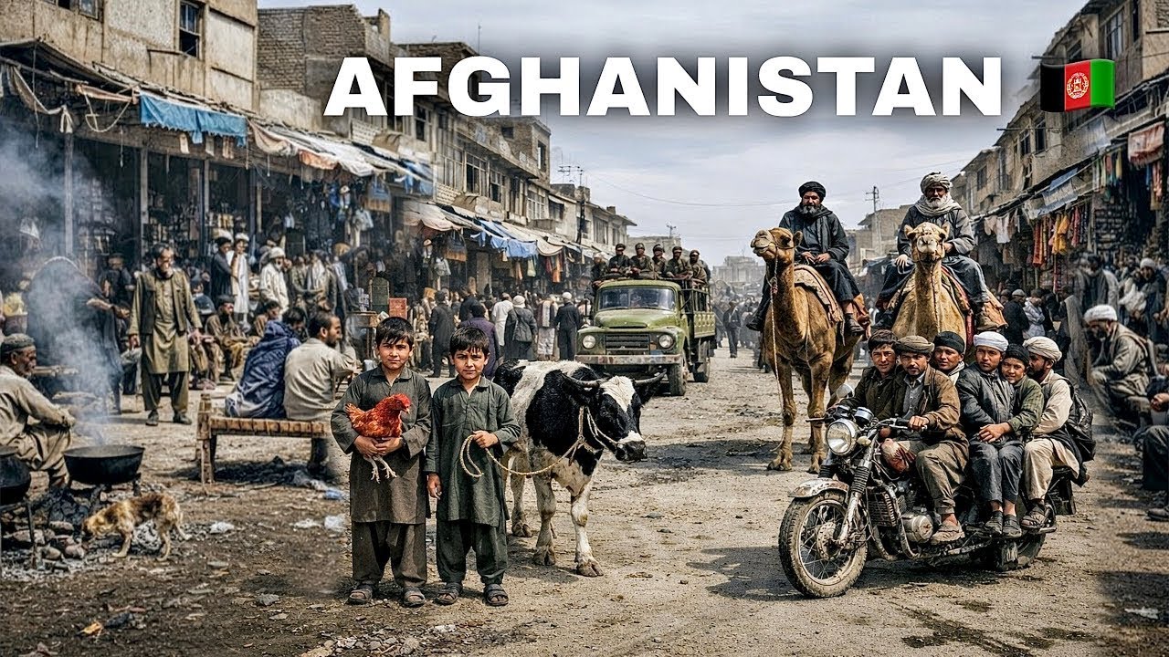 Afghanistan today, daily life in kabul city 4k