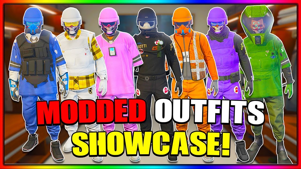 GTA 5 ONLINE MODDED OUTFITS SHOWCASE! ULTIMATE MODDED OUTFITS TOUR (SUPER RARE CLOTHING)