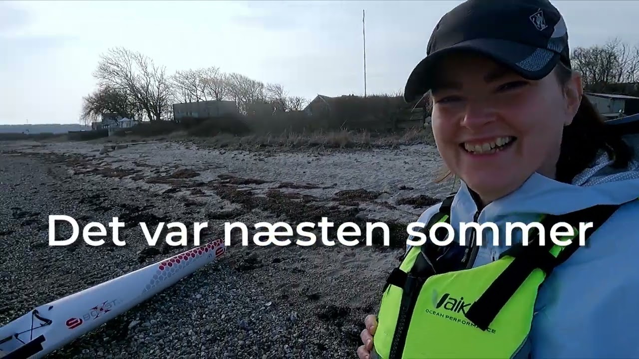 Årets første surfski-tur – shorts, sol og lidt is på Limfjorden