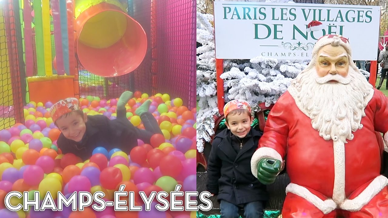 VLOG - Manèges & Attractions au Village de Noël de Paris sur les Champs-Élysées